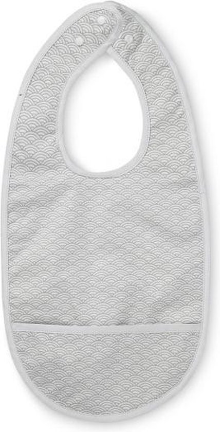 Cam Cam slabbetje - L30cm - grey wave van Cam Cam