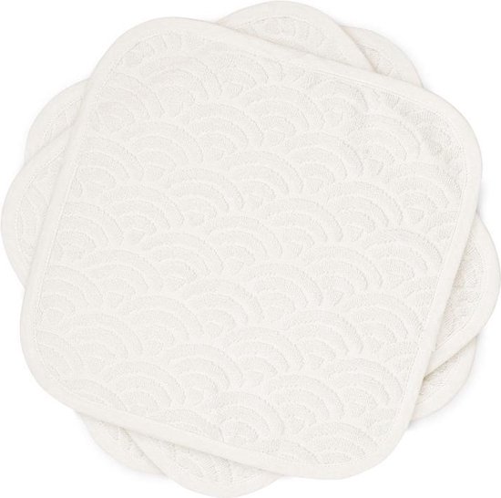 Cam Cam spuugdoekjes set van drie - off-white van Cam Cam