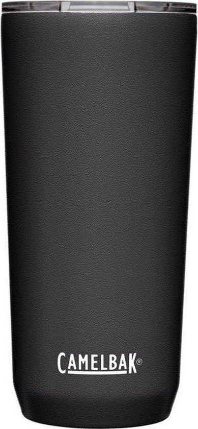 CamelBak Tumbler Vacuum Insulated Thermosbeker - 600 ml - Dubbelwandige Isolatie - BPA-vrij - Antislip Siliconen Bodem - Losse Dop (3 standen) - Drinkbeker - Zwart van Camelbak