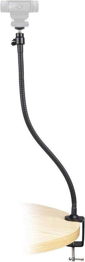 Camera-klem zwanenhals staand voor Logitech Webcam Brio 4 K, c925e, C922 X, C922, C930e, C930, C920, C615 lengte 64 cm
