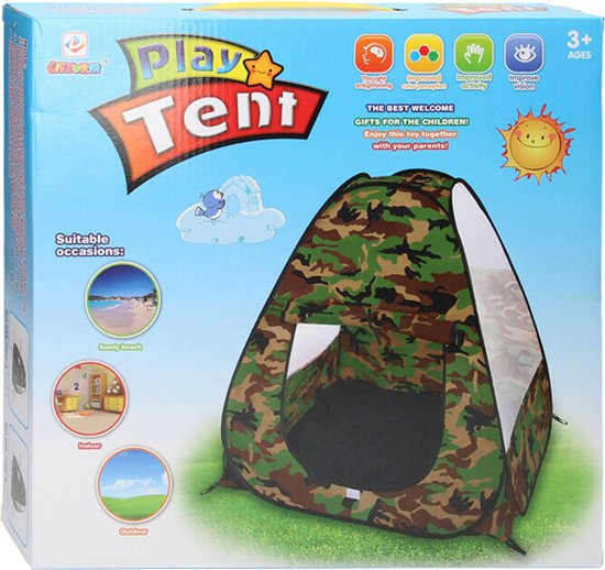 Camouflage Tent van Decathlon