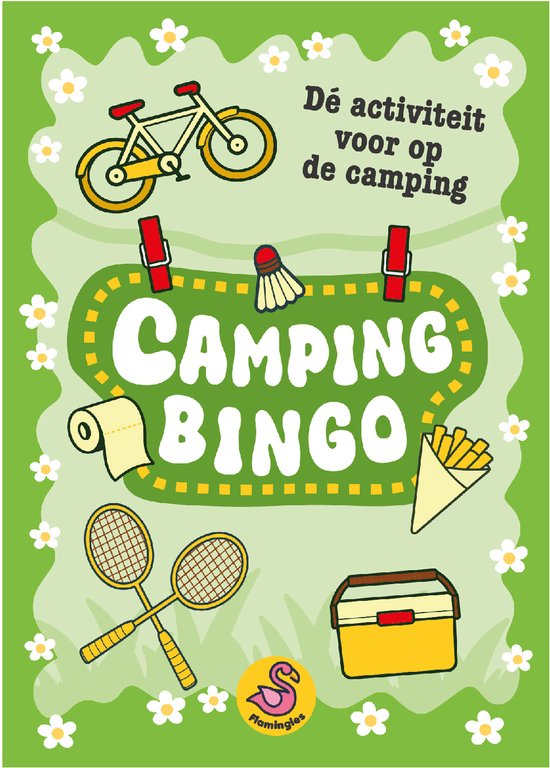 Camping Bingo - Spelletje voor Volwassenen – Grappig Kaartspel – Zomeractiviteit – Cadeau voor Vrienden / Vakantie / Camping van Merkloos