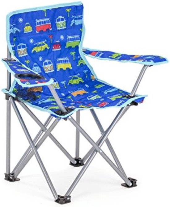Campingstoel Kind - Kloepstoel Kind - Ktuinstoel Kind - Blauw van Camp