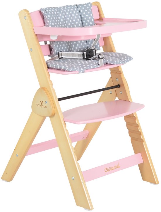 Cangaroo Caramel Pink 2-in-1 Meegroei Kinderstoel van Cangaroo