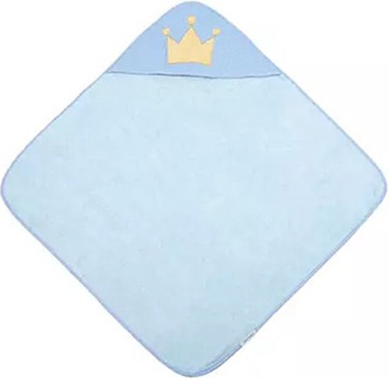 Canpol Babies baby handdoek 85x85cm, 100% katoen, KING- korting Blauw van Canpol Babies
