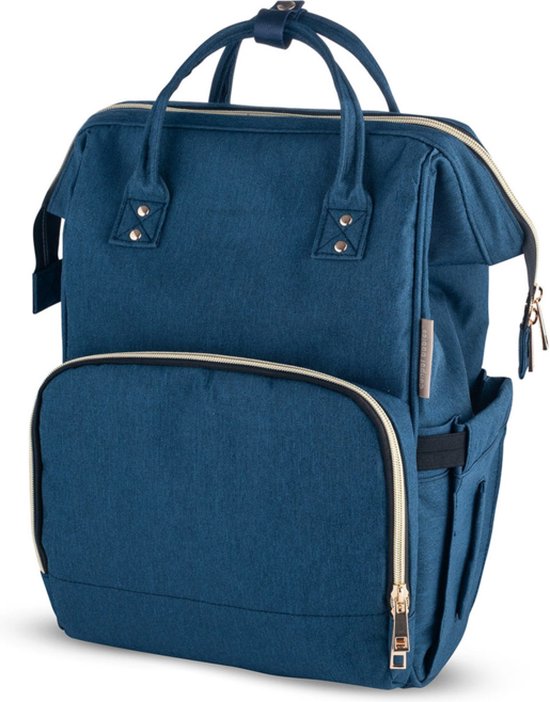 Canpol Babies babyrugzak voor mama met functie om aan de kinderwagen te bevestigen- blauw Blauw van Canpol Babies