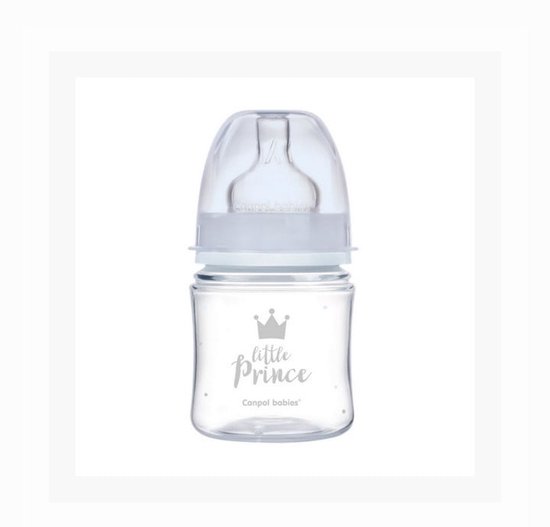 Canpol Babies | Little Prince | Easy Start Anti-Koliek babyfles | blauw | 0m+ | 120ml | 120 ml van Canpol Babies