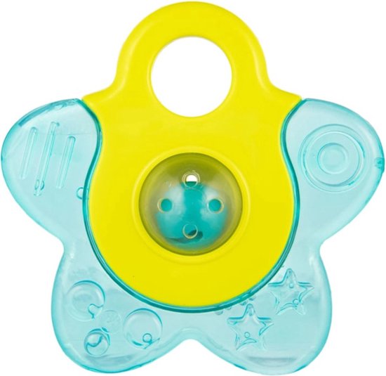 Canpol Babies Ster Koelbijtring met Ice gel, 3+ m blauw 3+ m
