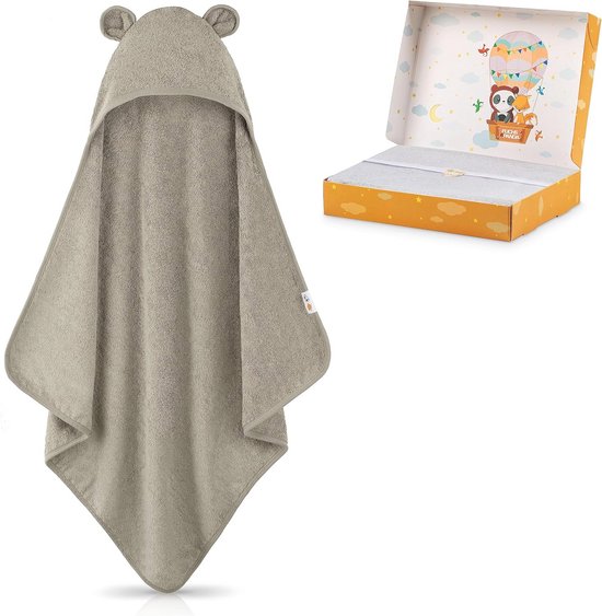 Capuchonhanddoek voor baby's van 100% bamboe – Extra dik en warm, 75 x 75 cm, mintgroen, perfect als cadeau