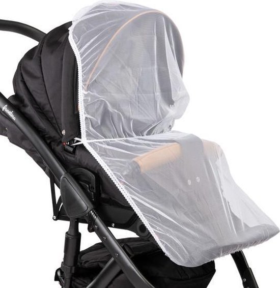 Caretero Muggennet voor Kinderwagen - Klamboe - Kinderwagen muggen net van Caretero