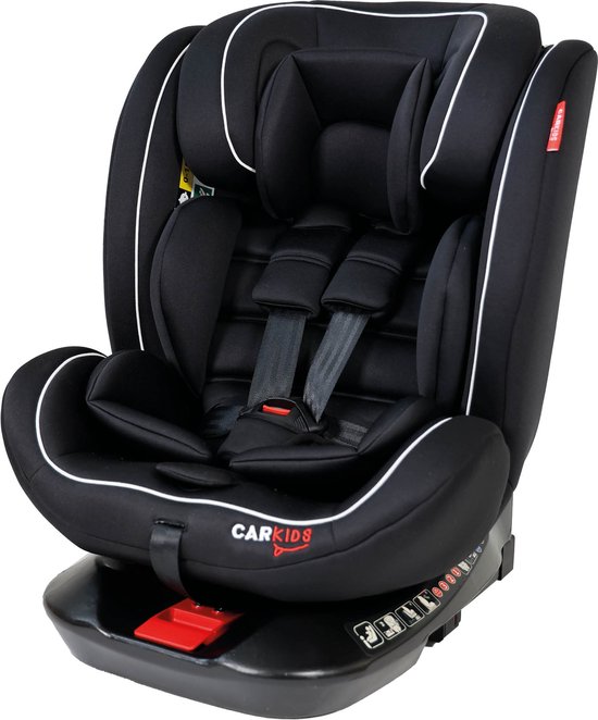 Carkids I-Size Autostoeltje Darcy 360° Draaibaar 40-150cm Isofix Zwart/Wit van Carkids