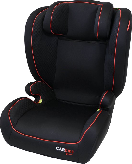 Carkids I-Size Autostoeltje Frankie 100-150cm Zwart/Rood van Carkids