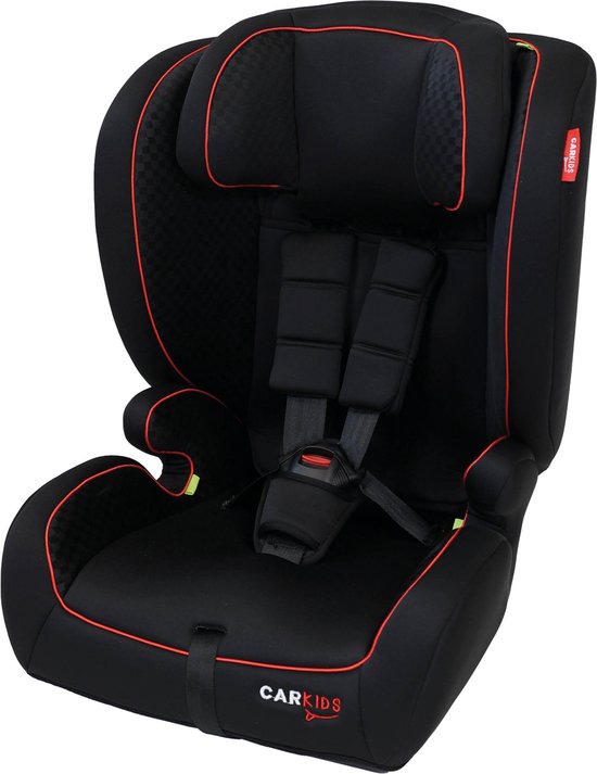 Carkids I-Size Autostoeltje Jessie 76-150cm Isofix Zwart/Rood van Carkids