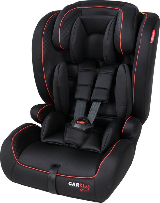 Carkids I-Size Autostoeltje Luca 76-150cm Zwart/Rood van Carkids
