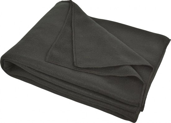 Carpoint Fleece deken zwart van Carpoint