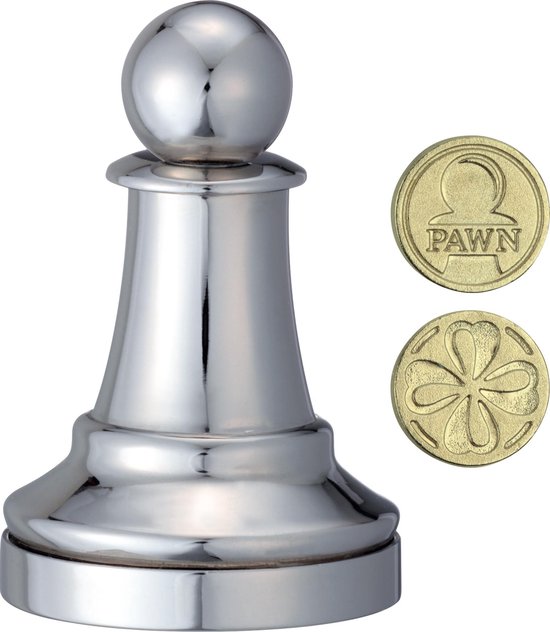 Cast puzzle chess pawn van Hanayama