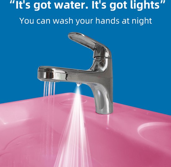 Casteleyn® - Interactief speelgoed - Educatief speelgoed - Peuter wastafel - Met waterreservoir - Interactieve kraan met lichtje - Zindelijkheidstraining van Casteleyn