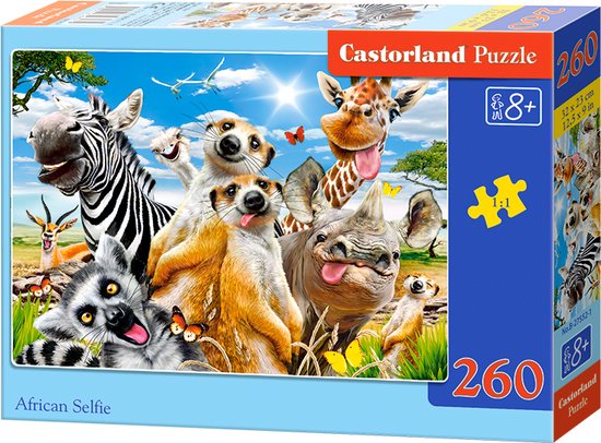 Castorland Afrikaanse Dieren - Puzzel 260 stukjes van Castorland