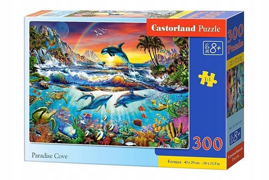 Castorland Puzzel Paradijselijke Baai 300 Stukjes - Levendige Kleuren