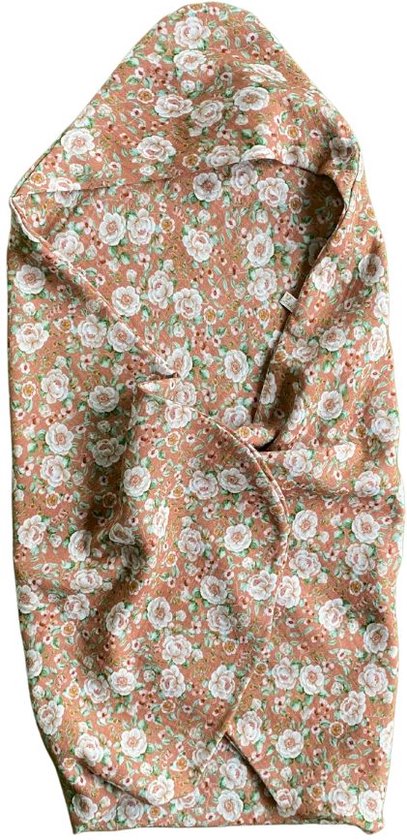 Cateu Rosie Baby Omslagdoek Oudroze Mini - Wikkeldeken - Badcape - Hydrofiele doek
