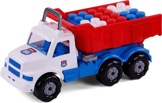 Cavallino Route 66 XL Kiepwagen met Bouwblokken van Cavallino