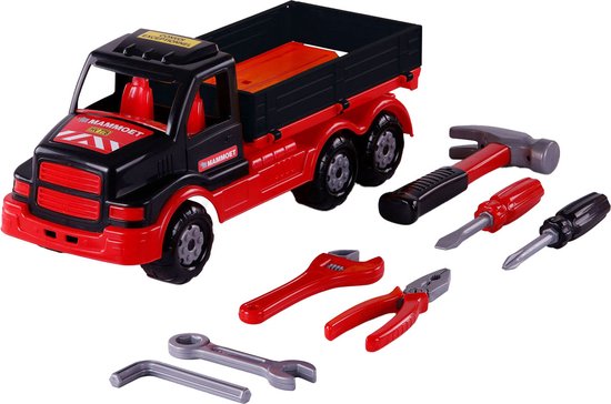 Cavallino Toys Cavallino Mammoet Vrachtwagen met Gereedschap, 8dlg. van Cavallino Toys