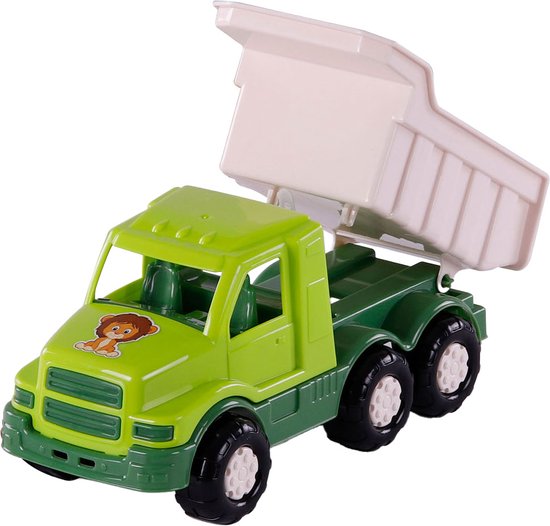 Cavallino Toys Cavallino Torpedo Kiepvrachtwagen Groen, 26,5cm van Cavallino Toys