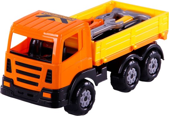 Cavallino Toys Cavallino XL Kiepvrachtenwagen met Gereedschap, 6dlg. van Cavallino Toys