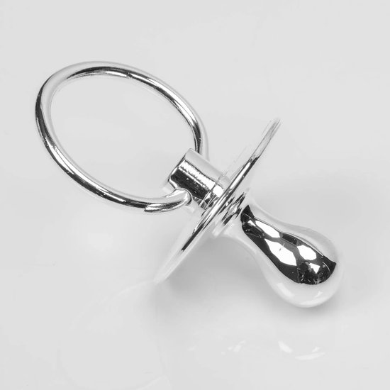 Celebrations - Hello Baby - Verzilverde speen - Silver Plated - Baby kado babycadeau - Geboorte - Doop van Celebrations