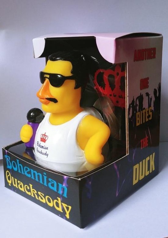 CelebriDucks BOHEMIAN QUACKSODY Duck  FREDDY Badeendje van CelebriDucks