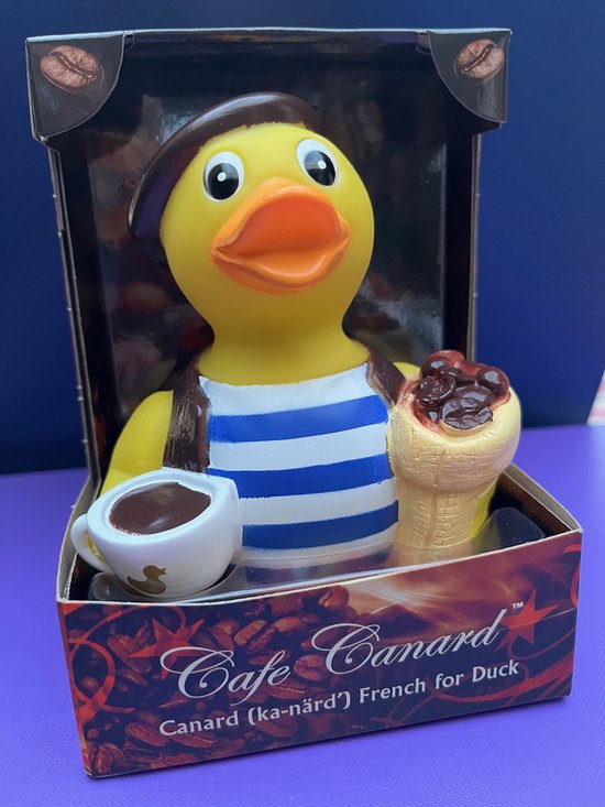 CelebriDucks Café Canard  Badeendje Koffie Lovers  NEW 2022 Limited Edition Geel van CelebriDucks