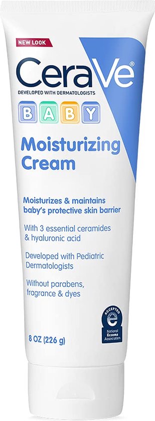 CeraVe Baby Crème - Zachte vochtinbrengende crème met hyaluronzuur - Parabenen en geurvrij - 226g van CeraVe