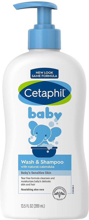 Cetaphil Baby 2-in-1 Haarshampoo en Body wash - Wash & Shampoo - Babyverzorging - 399ml van Cetaphil