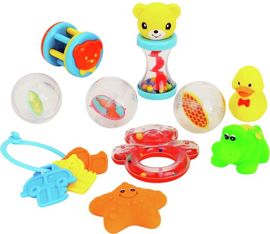 Chad Valley Baby Rammelaar 10 delige cadeauset van Chad Valley