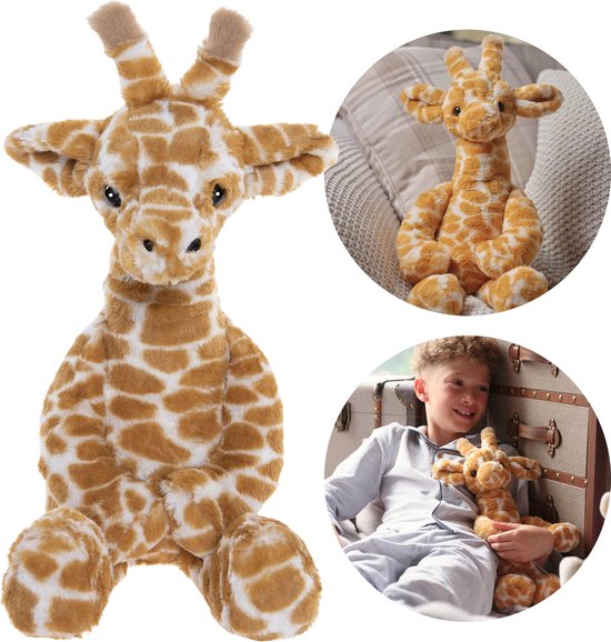 Charlie Bears Giraffe mascotte Gilbert, uit de Bear & Me serie, een unieke knuffel voor kinderen, 43cm van Charlie Bears