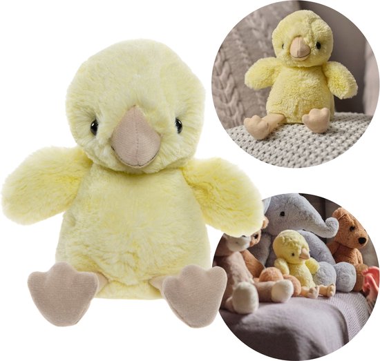 Charlie Bears Mascotte, Chucky de kip, uit de Bear&Me serie, een unieke knuffel voor kinderen, 20 centimeter van Charlie Bears