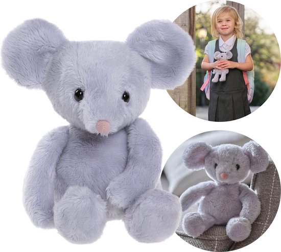 Charlie Bears Mascotte, Pip muis, uit de Bear&Me serie, een unieke knuffel voor kinderen, 18 centimeter van Charlie Bears