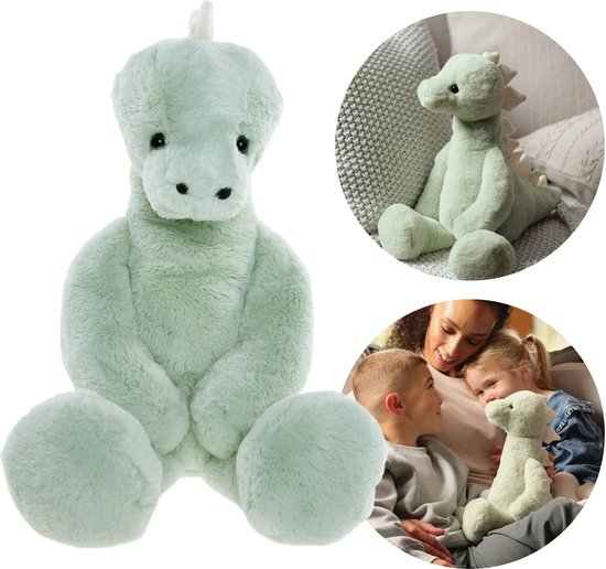 Charlie Bears Mascotte, Stevie de stegosaurus, uit de Bear&Me serie, een unieke knuffel voor kinderen, 41 centimeter van Charlie Bears