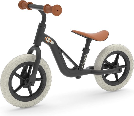 Charlie lichtgewicht 10 inch loopfiets met handvat van Van Dijk Toys