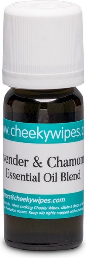 Cheeky Wipes Lavender & Chamomile Soaking Solution - 10 ml - Natural Calming Formula - Gentle Baby Care - Aromatic Comfort van Cheeky Wipes