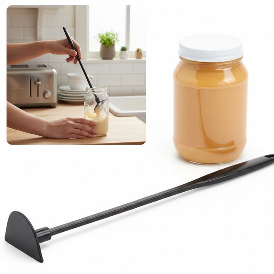 Cheqo® Flessenlikker - Flessenschraper - Pottenlikker - Pannenlikker - Flessentrekker - Flessen Schraper - Potten Schraper - Flessenschraper voor Flessen - Flessenschraper voor Potten van Merkloos