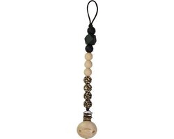 Chewies & More Silicone Speenkoord Leopard/Navaho/Zwart 0m+ van Chewies & More