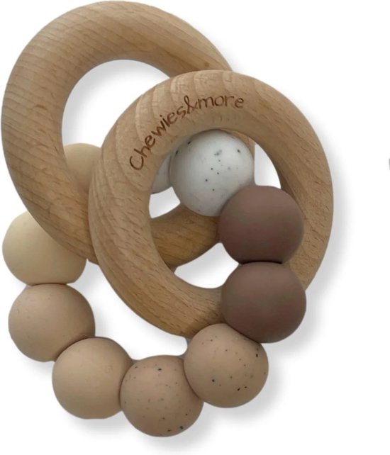 Chewies&more Basic Rattle Ombre Brown van Chewies&more