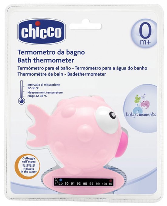 Chicco Badthermometer 0 Maanden en Ouder (Kleur : Roos)
