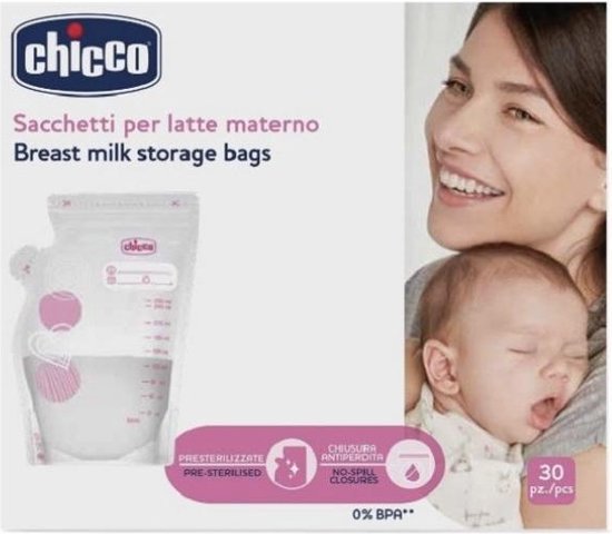 Chicco - Borstvoeding bewaarzakjes - 30 zakjes van Chicco