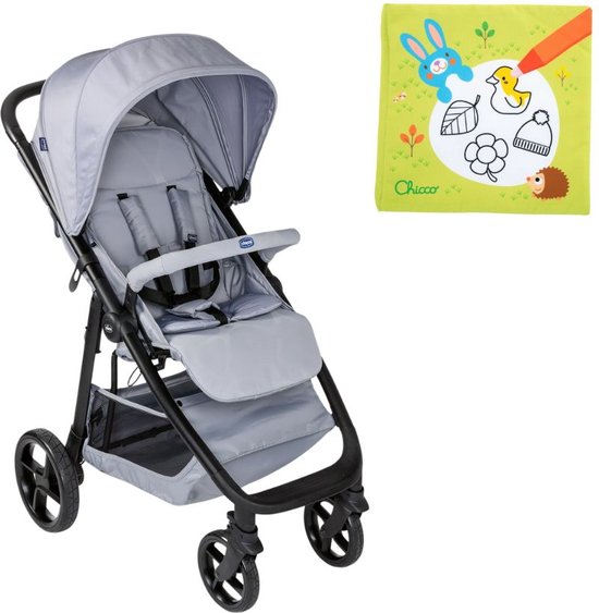 Chicco bundel - Buggy Multiride - Light Grey & Babyboekje - Kleuren met water - Seizoenen van Chicco