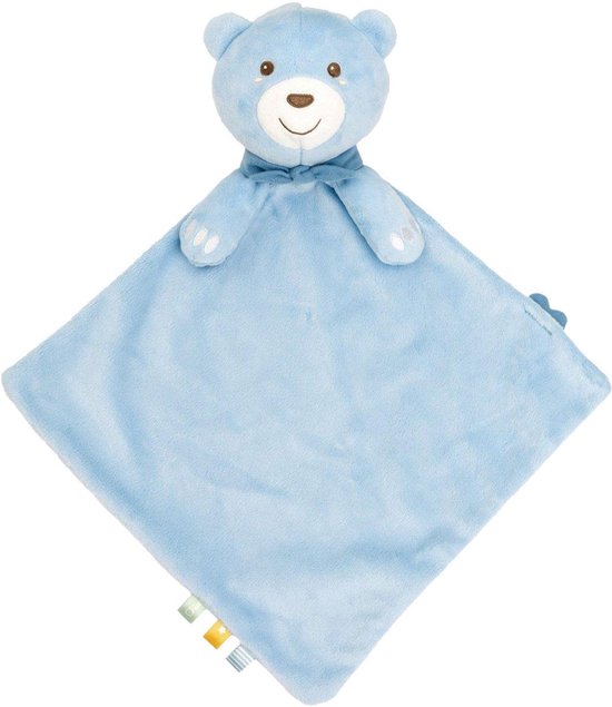 Chicco Maxi Doudou Knuffeldoekje met Muziek - Groot Knuffeldoek 47 x 40 cm - Zacht Velours - Machine Wasbaar - Blauw (0M+)