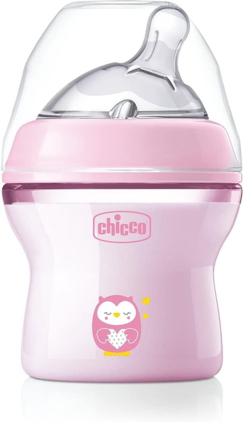 Chicco NaturalFeeling babyfles 150ml 0 maanden - Anti-koliekfles