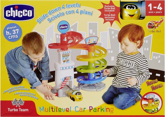 Chicco Parkeergarage Turbo Bal 37 Cm Junior 3-delig van Chicco