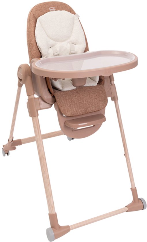 Chicco Polly Armonia Eetstoel - Terracotta van Chicco
